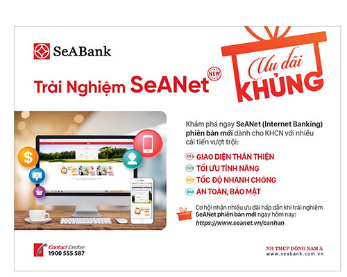 SeABank giới thiệu phiên bản Internet Banking ảnh 1